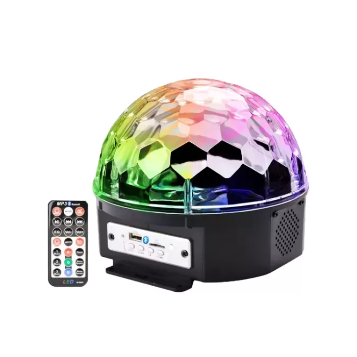Disko Topu Bluetooth Kumandalı Led Kristal