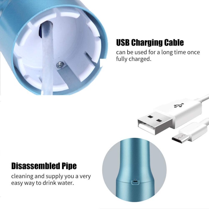 Dokunmatik USB Şarjlı Elektrikli Damacana Su Pompası - Bardağı 10 Saniyede Doldurur