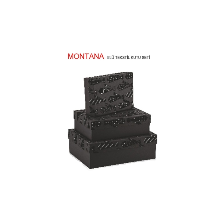 Montana 3Lü Tekstil Hediye Kutusu Set 4-Bx12550-2161