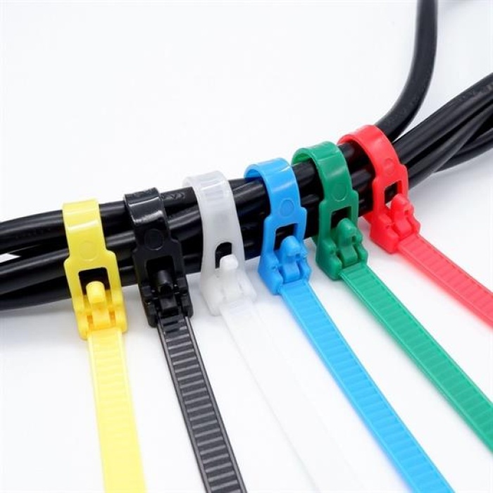 30 Parça Plastik Kablo Kelepçe Seti Kablo Düzenleyici Bağlama Bantları