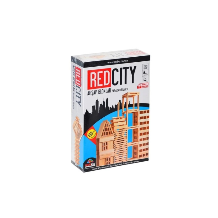 Redka Akıl Oyunları Redka Redcity Oyunu Ahşap Bloklar