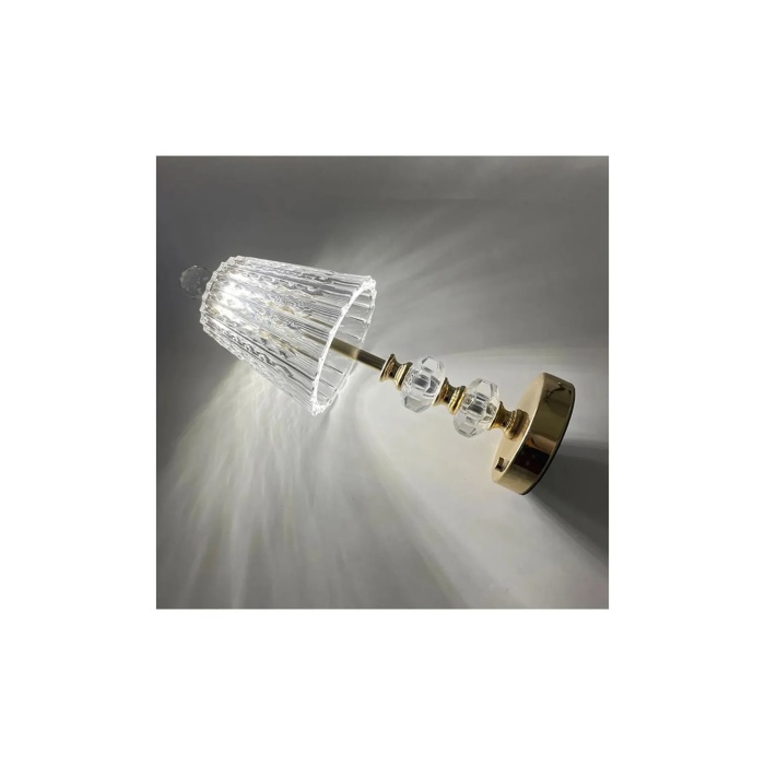 Akrilik Dekoratif Dokunmatik şarjlı Masa Lambası Akıllı LED Atmosfer Gece Lambası 31,5x12,5