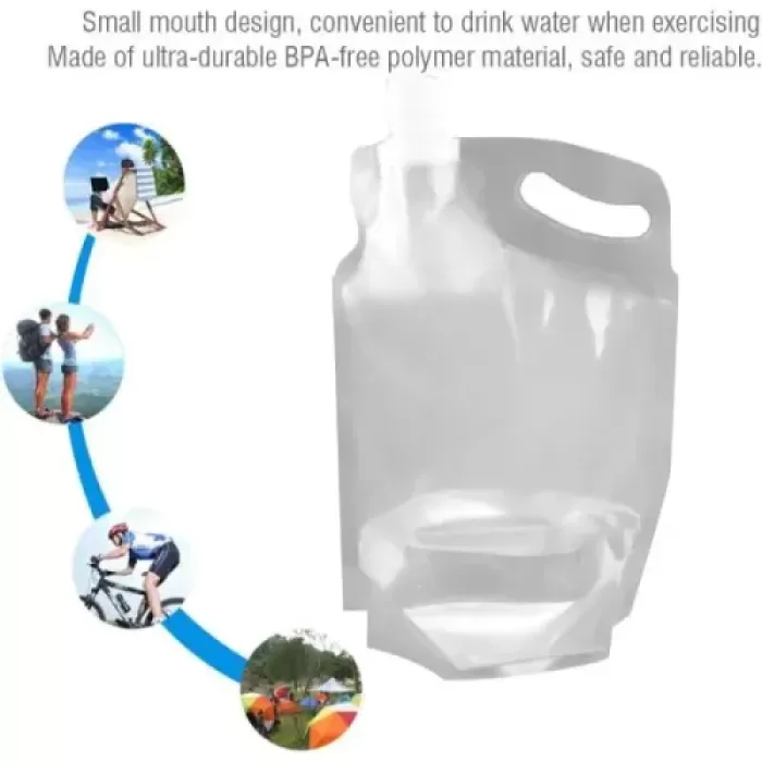 Plastik Kapaklı Su Torbası 2 Litre