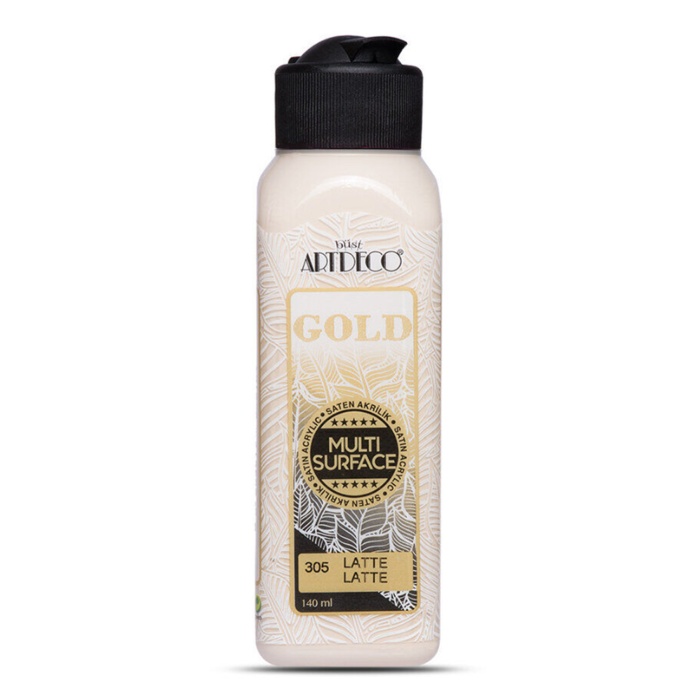 Artdeco Gold Multi Surface Akrilik Boya 140 ml Latte