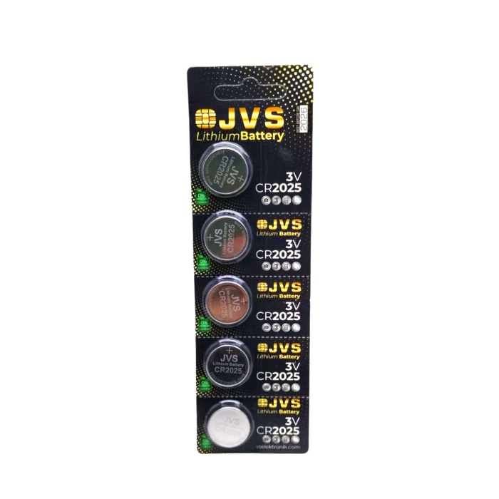 JVS CR2025 3V PARA PİLİ 5Lİ KART