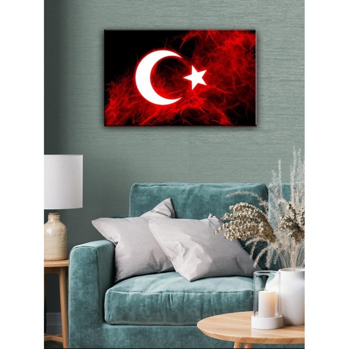 Kanvas Tablo Türk Bayrağı  (Şanlı Bayrağımız)
