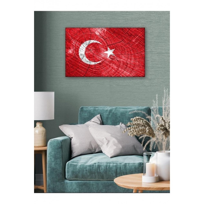 Kanvas Tablo Türk Bayrağı (Al Bayrak)