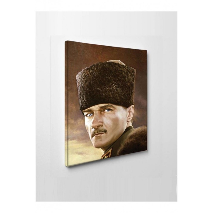 Kanvas Tablo Mustafa Kemal Atatürk Led Işıklı