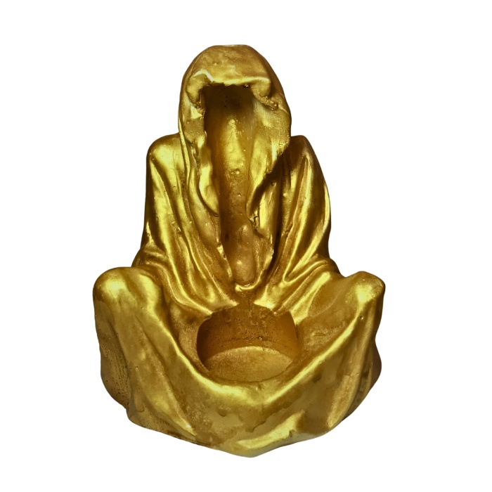 Mantrik Mistik Buhurdanlık 15 x 12 cm Gold