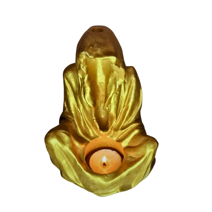 Mantrik Mistik Buhurdanlık 15 x 12 cm Gold