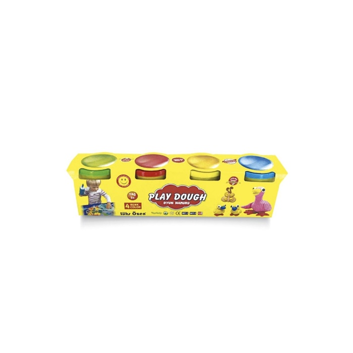 Lüks Özen Mini Play Dough 4 Renk Oyun Hamuru
