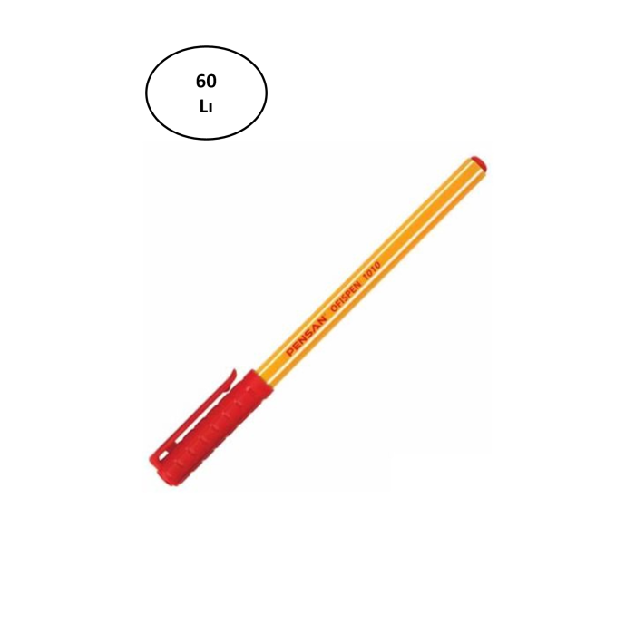 Pensan Tükenmez Kalem Offispen 1 Mm Kırmızı 60lı