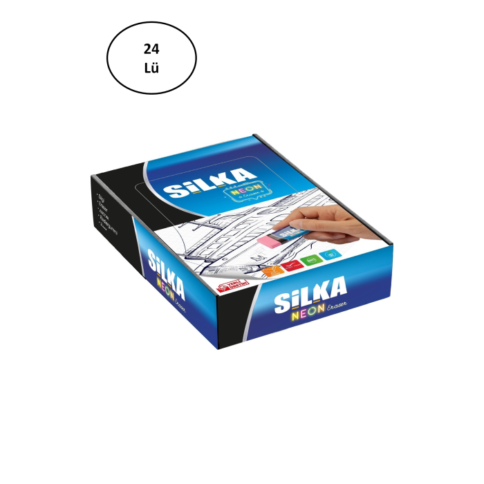 Silka Art.3 Neon Silgi 24lü Paket
