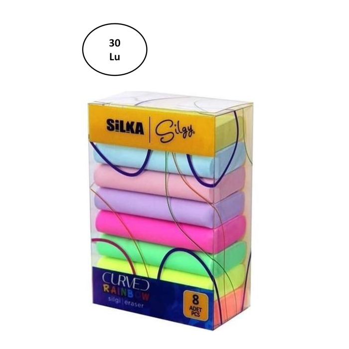 Silka Curved Rainbow 8 Li Silgi 30lu