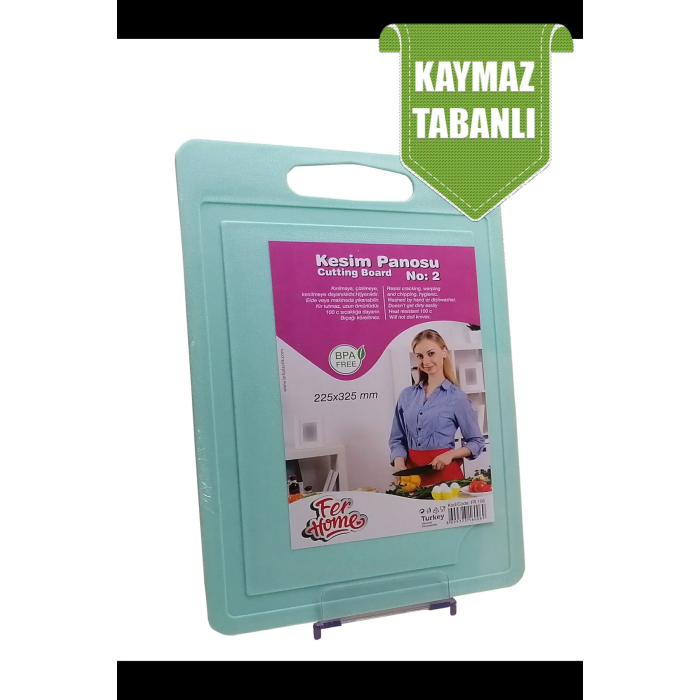 Kesme Tahtası Plastik Büyük Kesme Sunum Tahtası Kesim Panosu 225x325 Mm