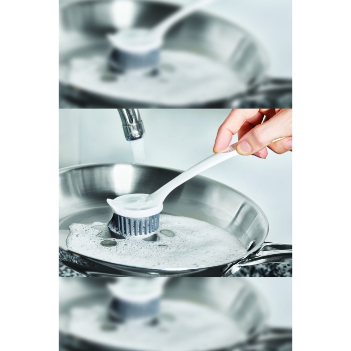 Çok Amaçlı Silikon Bulaşık Yıkama & Lavabo Temizleme & Mutfak Tezgahı Temizleme Fırçası