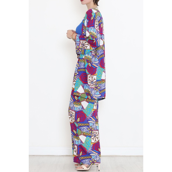Kimono Takım Maviyeşil