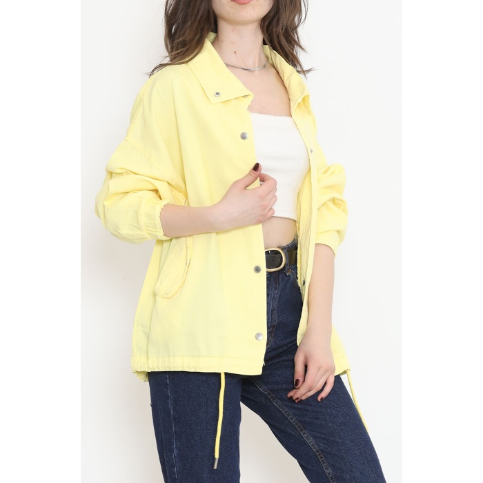 Oversize Ceket Sarı