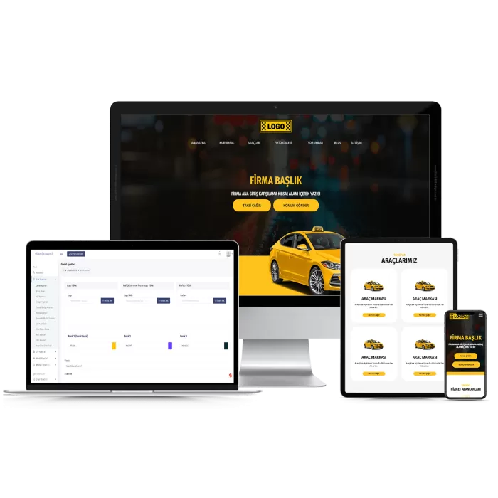 Taksi Sitesi V1 Web Site Teması