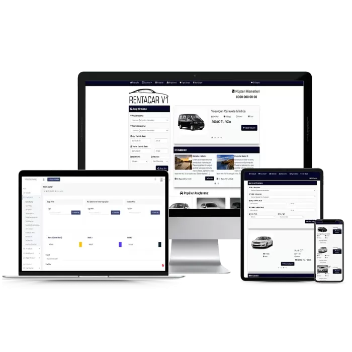 Rent A Car Sitesi V1 Web Site Teması