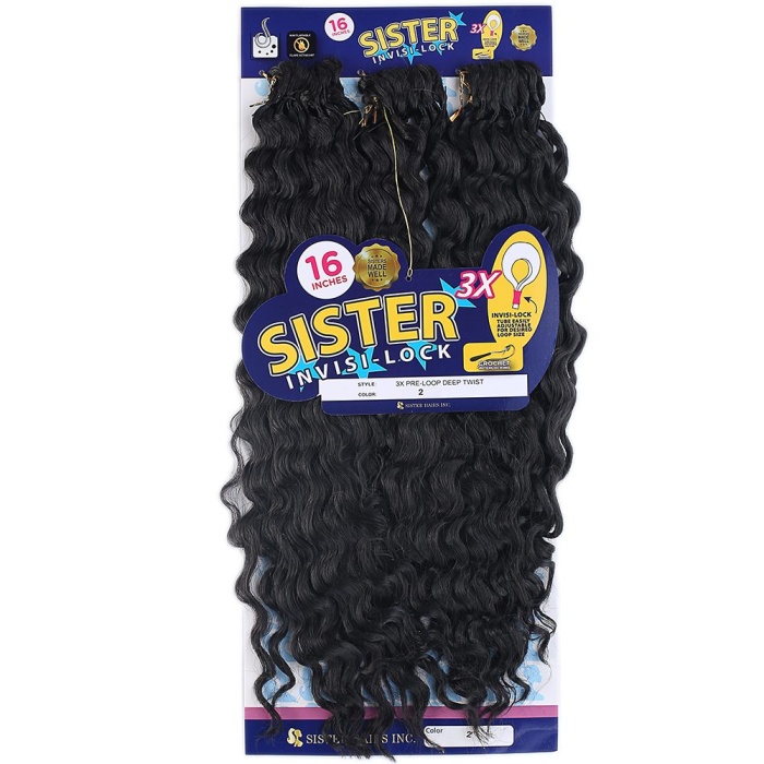 Sister Afro Dalgası Saç/Koyu Kestane 2