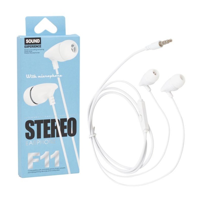 Magıcvoıce F11 Kablolu Mikrofonlu Stereo Kulakiçi Kulaklık (kutulu)
