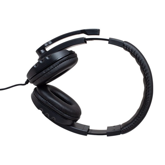 Hello Hl-5351 3.5mm Stereo Kablolu Ledli Mikrofonlu Oyuncu Kulaklık Siyah