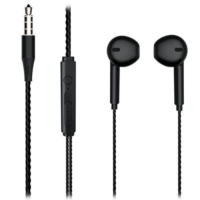 Lecoo Eh104b 3.5mm Jacklı Kablolu Kulak İçi Mikrofonlu Siyah Kulaklık