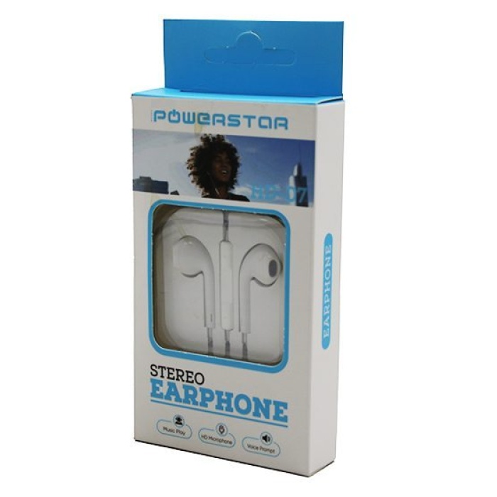 Stereo Aux Girişli İphone Şekil Kulak İçi Kulaklık - Mikrofon