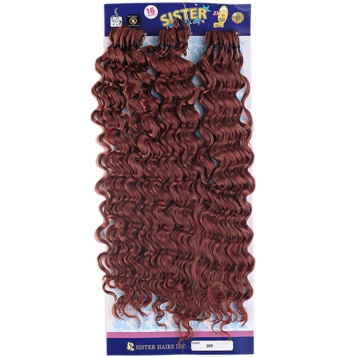 Sister Afro Dalgası Saç / Kızıl Bakır 350