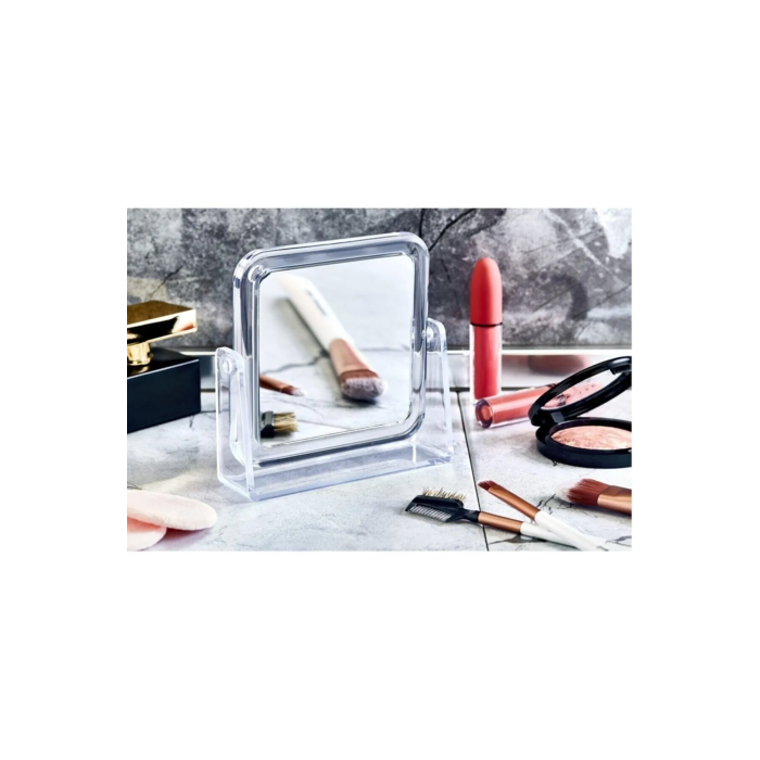 Kare Ayna Çift Taraflı Masa Üstü 15x15