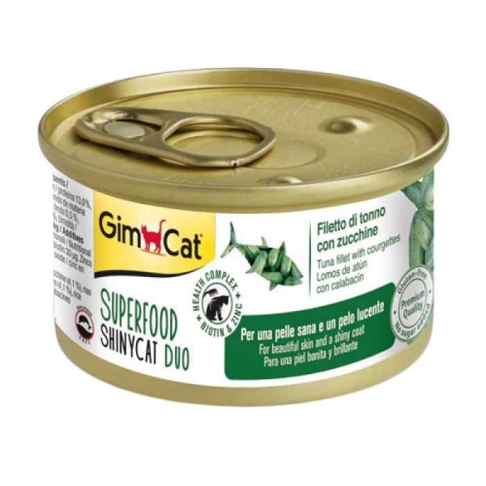 GimCat Superfood Ton Balıklı ve Kabaklı Yetişkin Kedi Konservesi 70 Gr