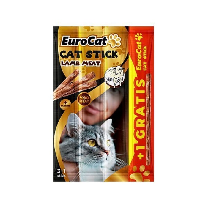 Eurocat Kuzu Etli Kedi Ödül Maması 4 Adet (4x5gr)20 Gr