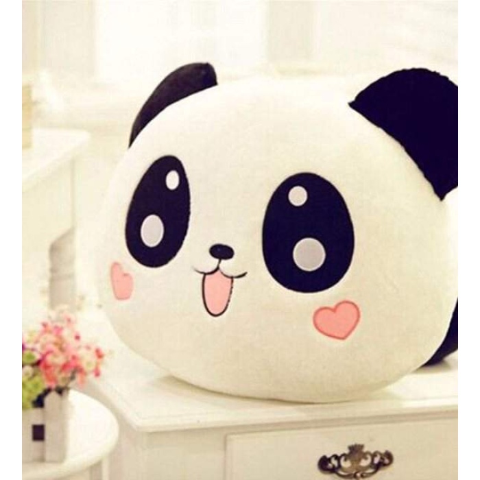 Sevimli Panda Tasarımlı Polar Yastık