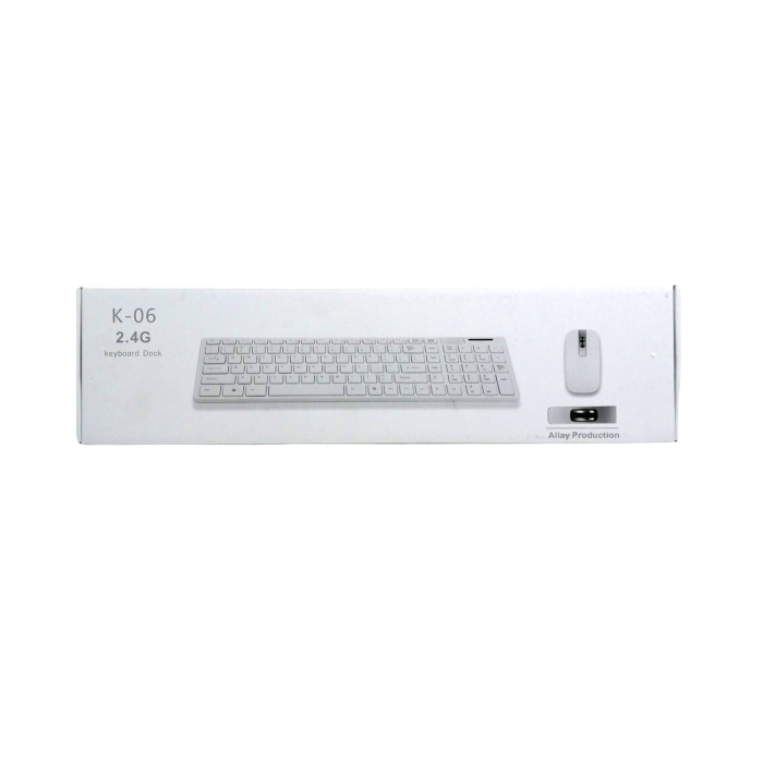 BEYAZ DOCK WIRELESS KABLOSUZ KLAVYE MOUSE