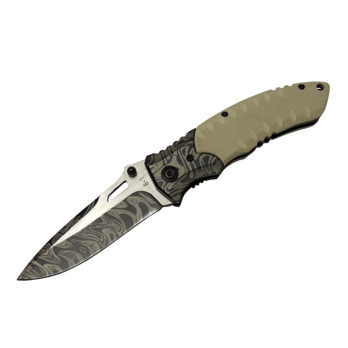 Browning 8-1 Damascus Kamp Çakı 20cm - Manuel