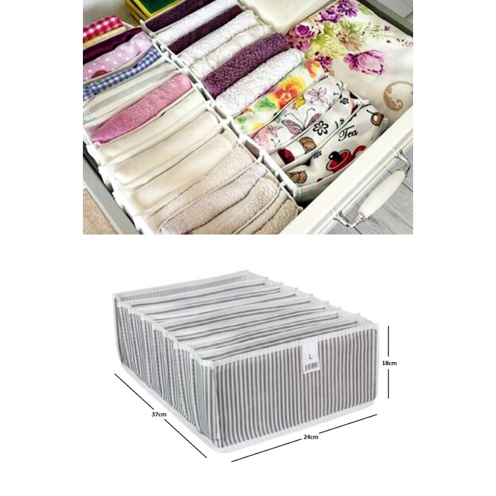 Akordiyon Çekmece  Düzenleyici Organizer 8 Gözlü