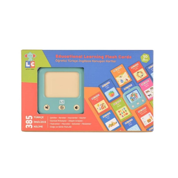 LC-31050ÖğreticiTürkçe-İngilizceKonuşanFlashKartlar-LetsBeChild