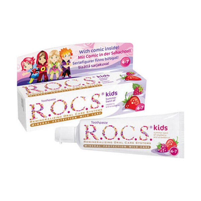 Kids Diş Macunu 35ml 4-7 Yaş Ahududu