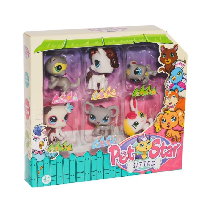 KZL-3046A3 Pet Star 6lı Miniş Seti -Kızılkaya Oyuncak