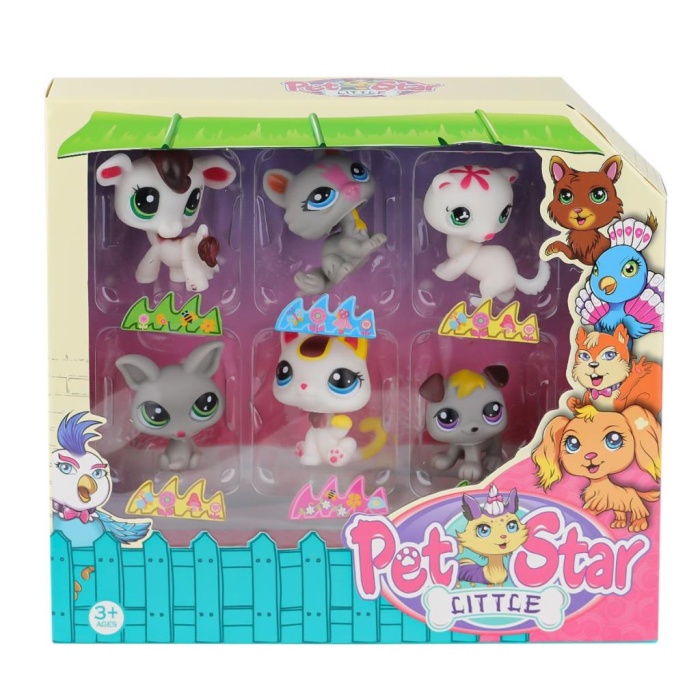KZL-3046A3 Pet Star 6lı Miniş Seti -Kızılkaya Oyuncak