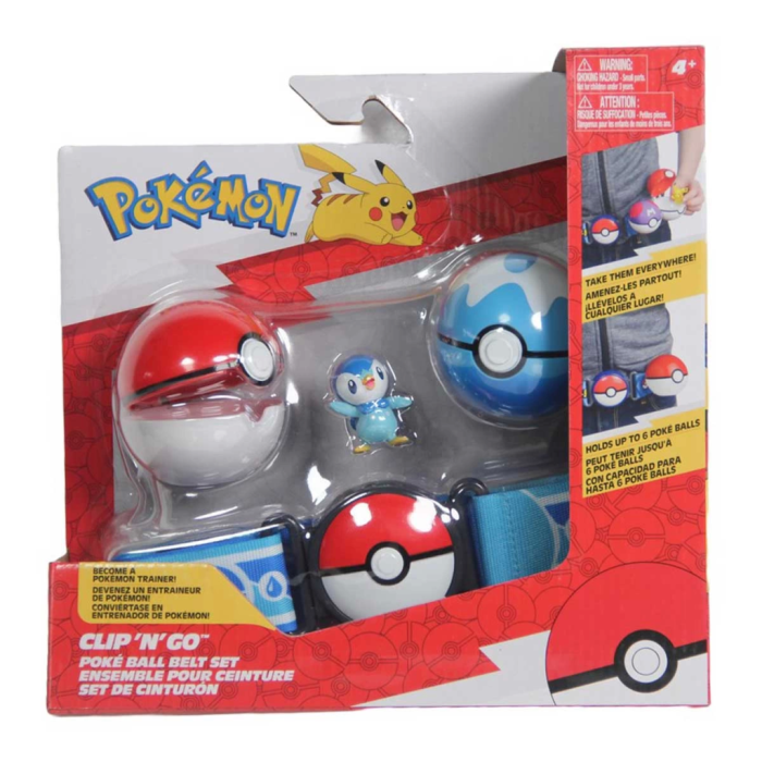 Pokemon Clip N Go Pokeball Kemer ve Figür Seti 95283-U