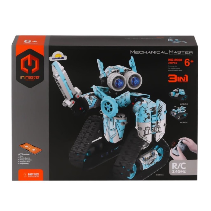 8028 IMM Mekanik Master Kumandalı Robot Araba Blokları 3IN1  398 Parça