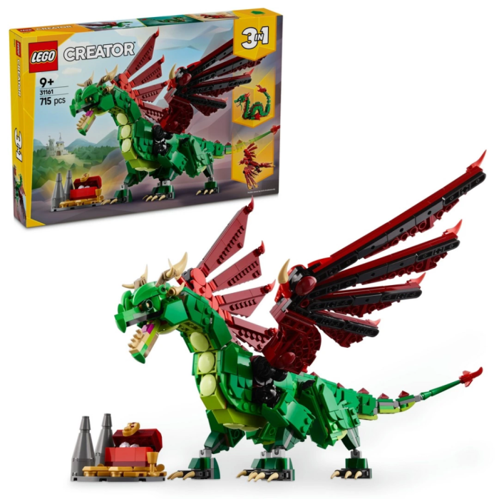 LEGO Creator 3ü 1 Arada Orta Çağ Ejderhası 31161