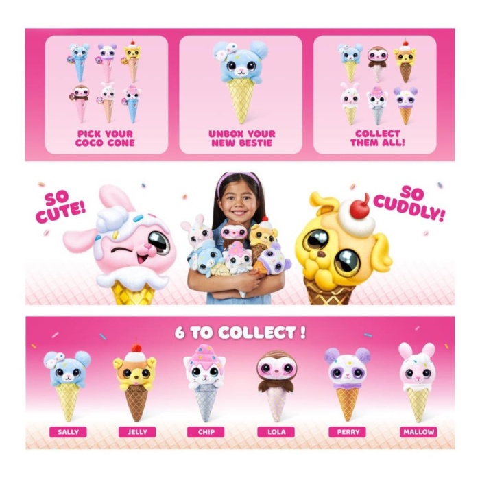 CCN03000 Coco Cones Tatlı Pelüş