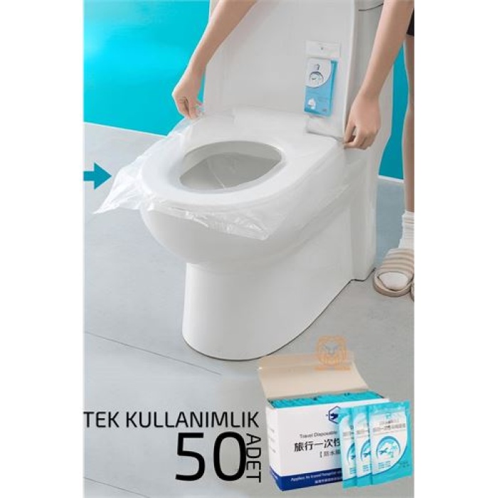 Klozet Kapağı Kılıfı Hijyenik Tek Kullanımlık 50 ADET