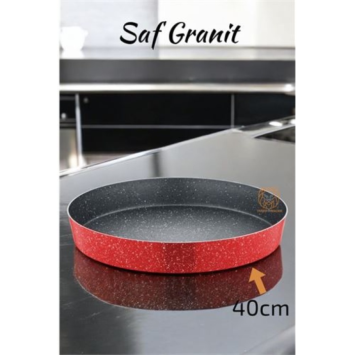 Granit Fırın Tepsisi 40 Cm Çap Börek Tepsisi