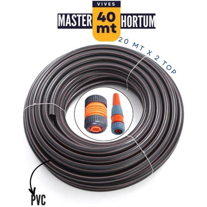 40 Metre Master Bahçe Hortumu Sulama Aparatı HEDİYELİ