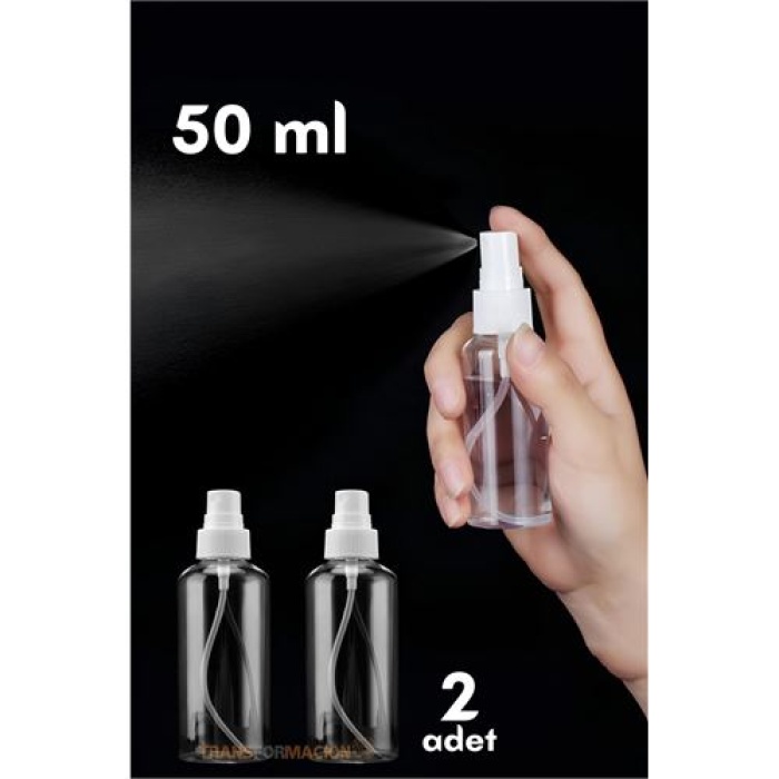 Püskürtücü Boş Sprey Şişe 50 Ml 2 ADET