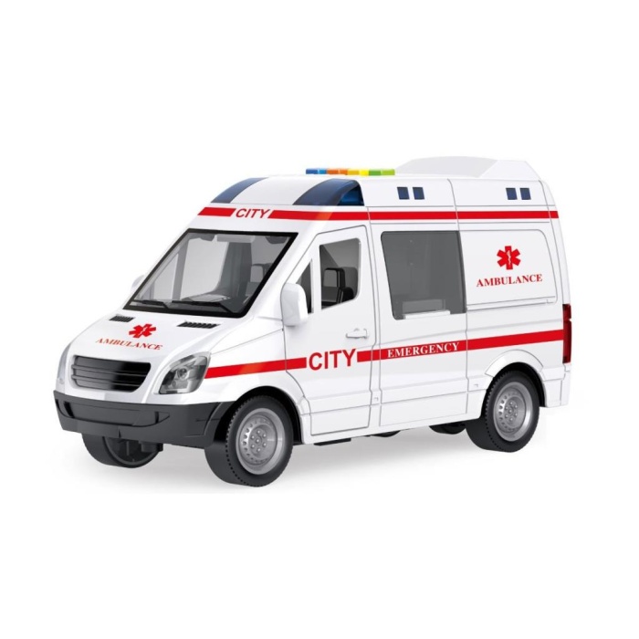WY590E-F1:16SürtmeliSesliIşıklıAmbulans/PolisArabası